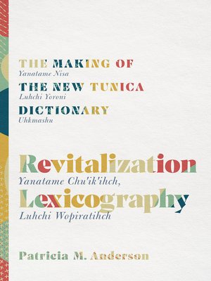 cover image of Revitalization Lexicography